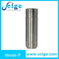 18500 Tube Extension - The Natural (FLAT TOP) Mechanical Mod by Sigelei - Stainless Steel